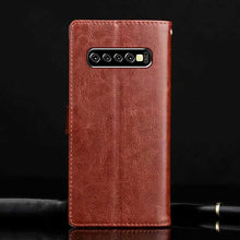 Load image into Gallery viewer, Galaxy S10 Luxury Leather Case +