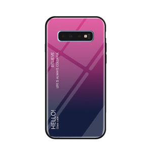Galaxy S10 Case Glass