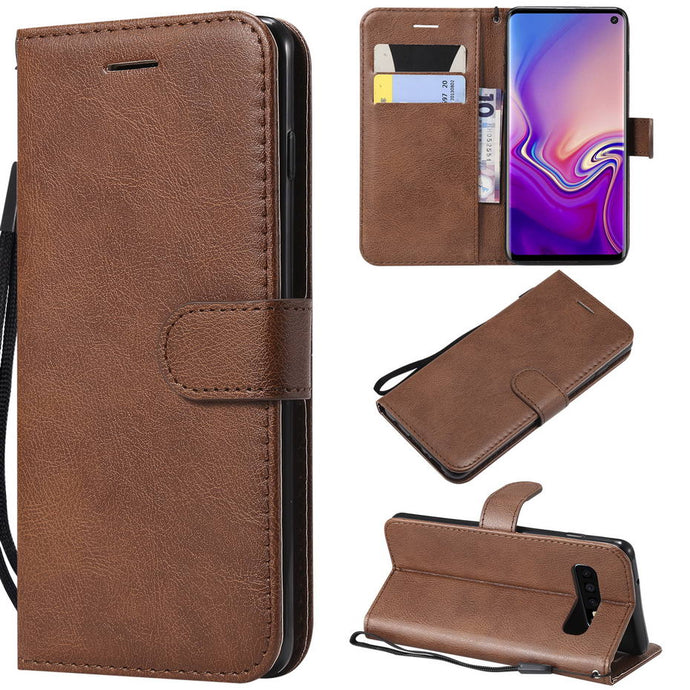 Galaxy S10 Luxury Leather Case